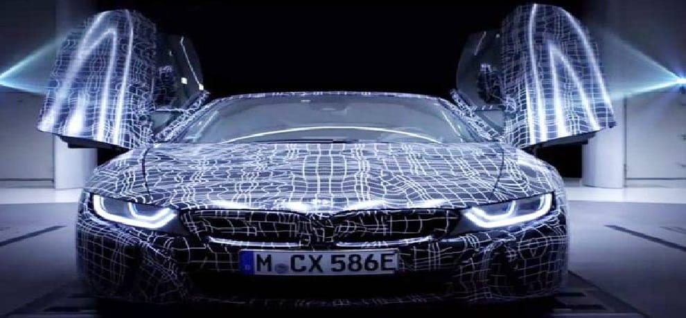 bmw launched i8 roadster teaser, hit the market in 2018