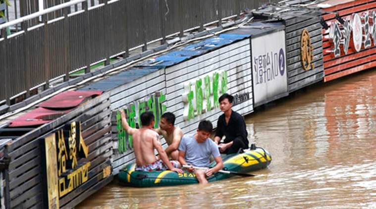 heavy rain in china and killed 56 people