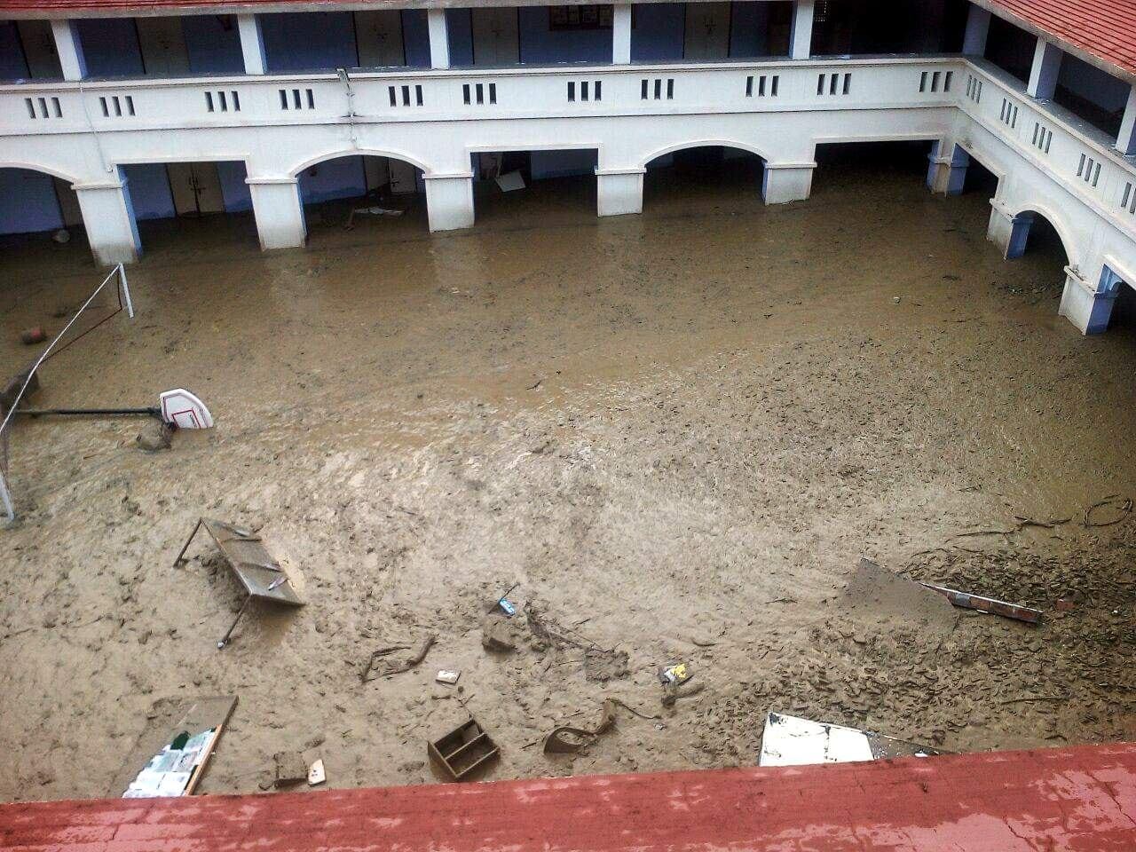 debris in kalasi school 