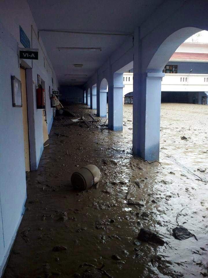 debris in kalasi school 