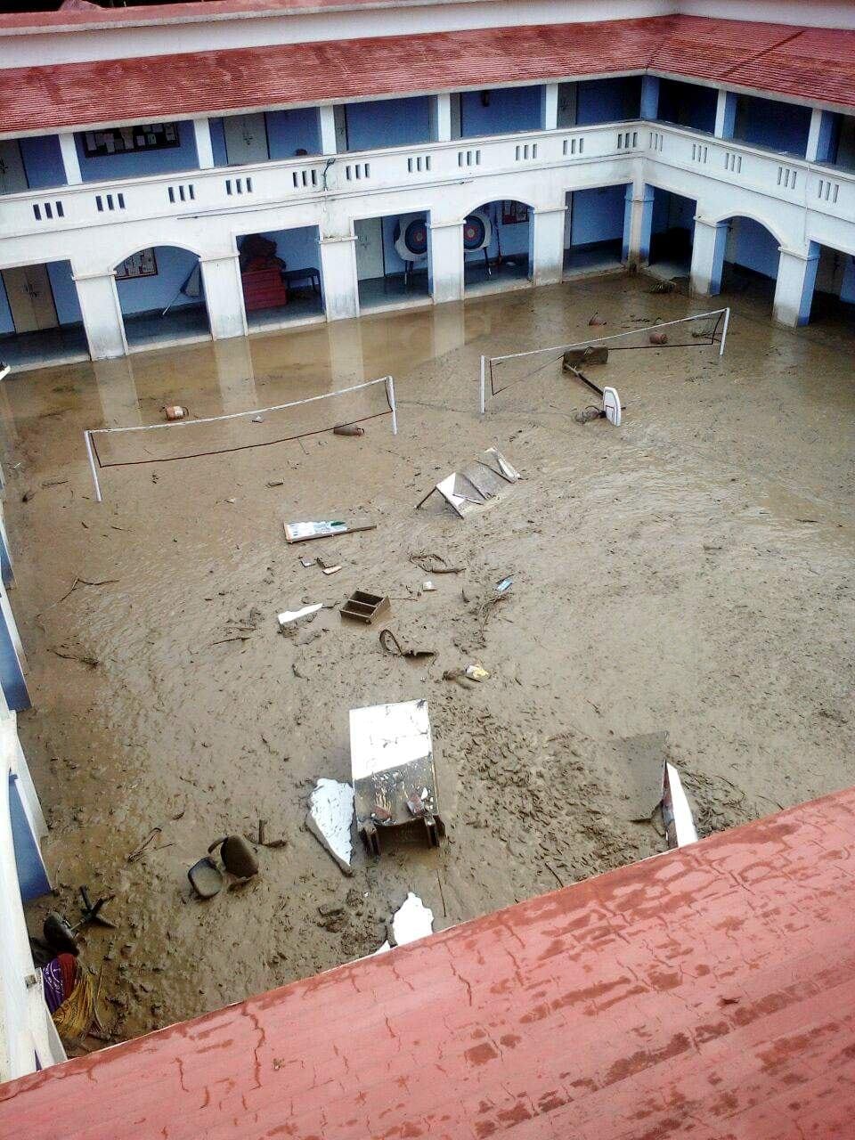 debris in kalasi school 