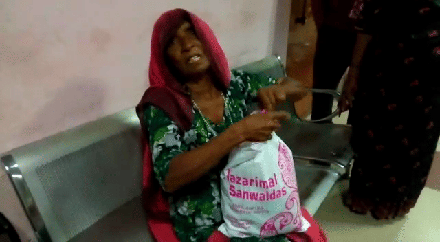 Looted from old lady