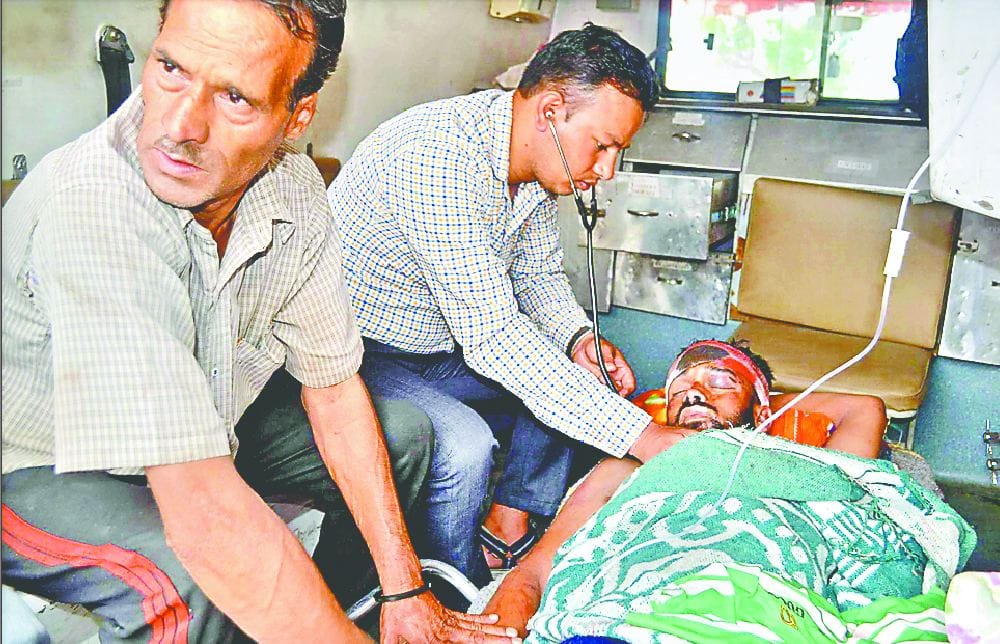 Gabbar rescues young man drowns in Gadera in gopeshwar
