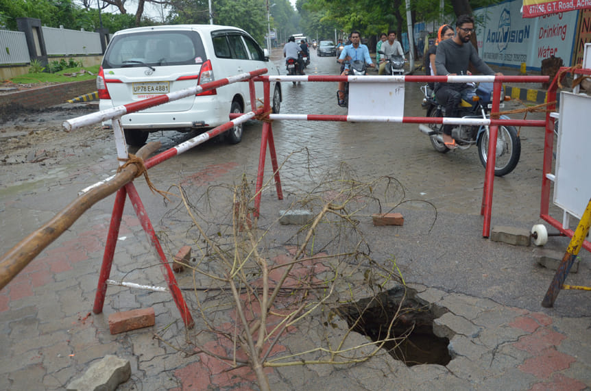 kanpur submerged due to heavy rain