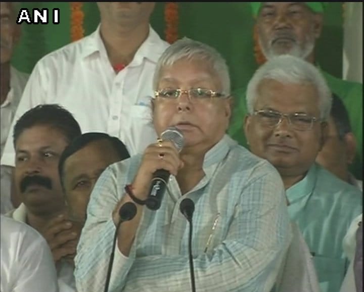 Lalu Yadav says, Akhilesh Yadav and Mayawati coming together. If it happens then 2019 match over