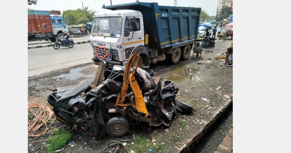 Big accident on Pinjaur Nalagarh highway, 2 death
