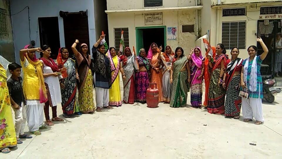 protest against gst in alwar