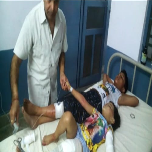 road accident: The Terrible Collision Of Bus-Innova, see pictures