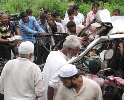Driver took a nap, nine life ends, see photos
