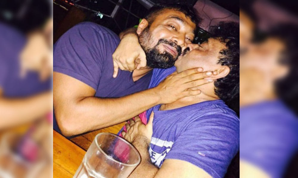  Ram Gopal Varma showed his love for Anurag Kashyap with kisses 