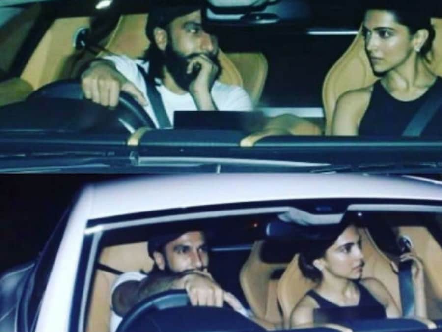 ranveer singh takes deepika padukone on long drive on his birthday in new car