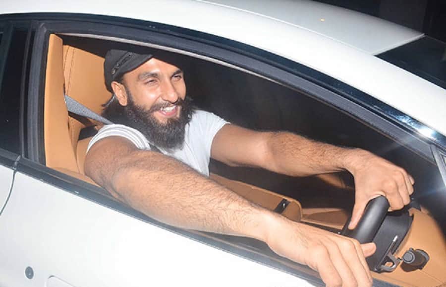 ranveer singh takes deepika padukone on long drive on his birthday in new car