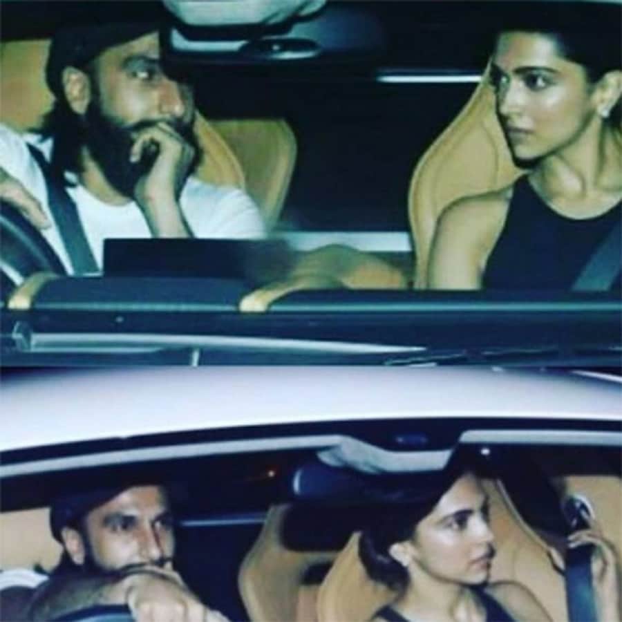 ranveer singh takes deepika padukone on long drive on his birthday in new car