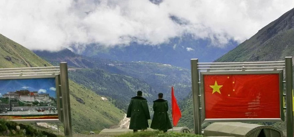 India Making Road to China Border by Spiti Valley.