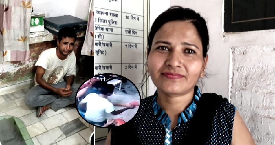 Fatehabad news, girl caught bag snatcher