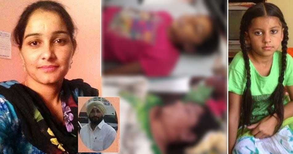 jalandhar man injected poison to pregnant wife and daughter
