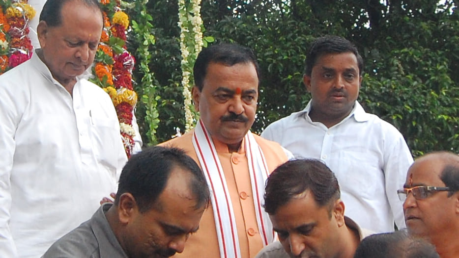 deputy cm keshav prasad maurya speaking about civil problems