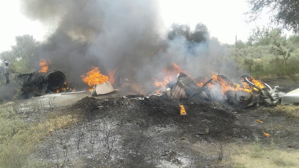indian airforce MIG crashed near jodhpur balesar 