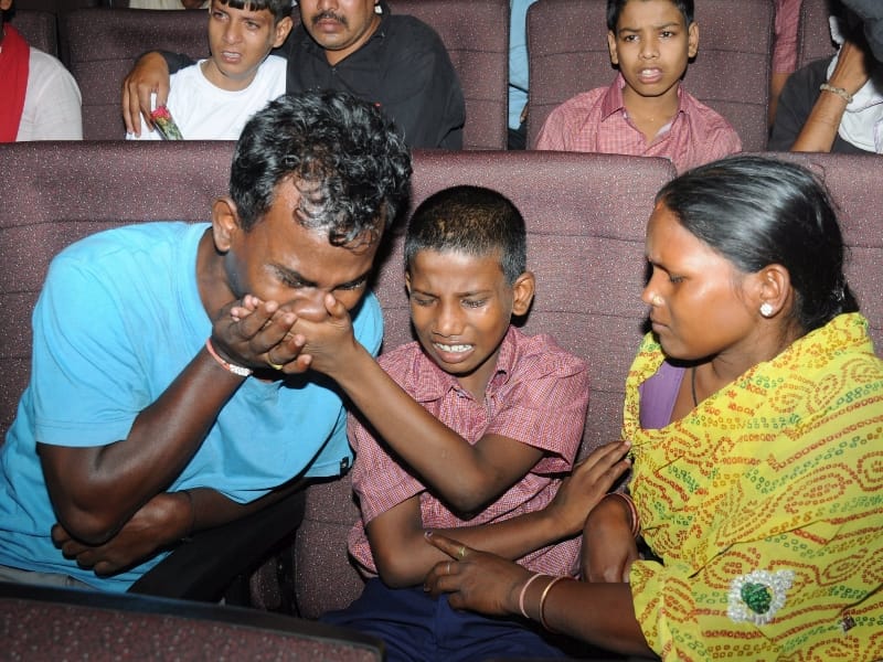 missing children meet to their parents.