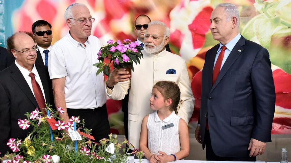 Ten Photos of PM Narendra Modi's historical Israel visit