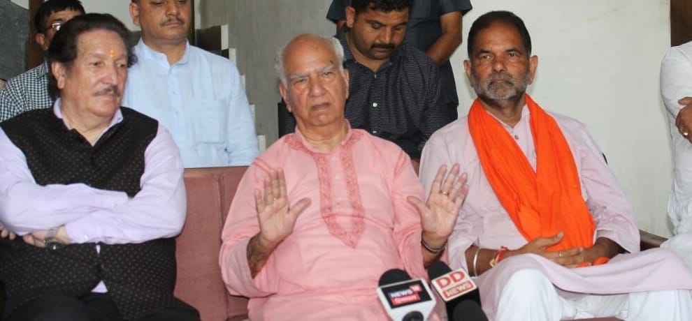 BJP Leader Shanta Kumar Statement on Ticket Distribution in Himachal Election.
