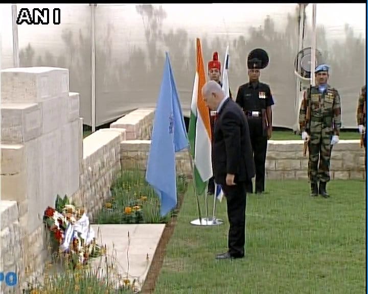 PM Modi pays tribute at cemetery for Indian soldiers of WWI in Haifa, see photos