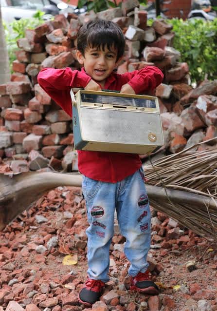 Cast of 'The Slum Stars' in chandigarh