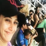 Hazel Keech,Sagarika Ghatge fly to Jamaica to support their husbands