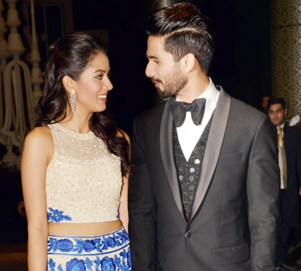shahid kapoor and mira rajput second marriage aniversery photos