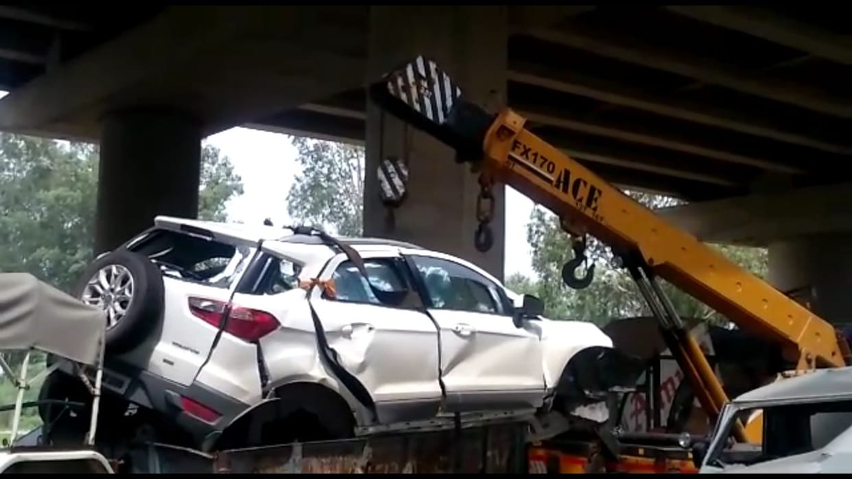 five man of ludhiyana died on yamuna expressway in mathura