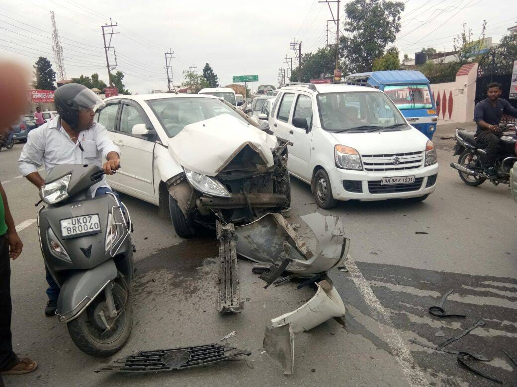 truck crushed a man in dehradun