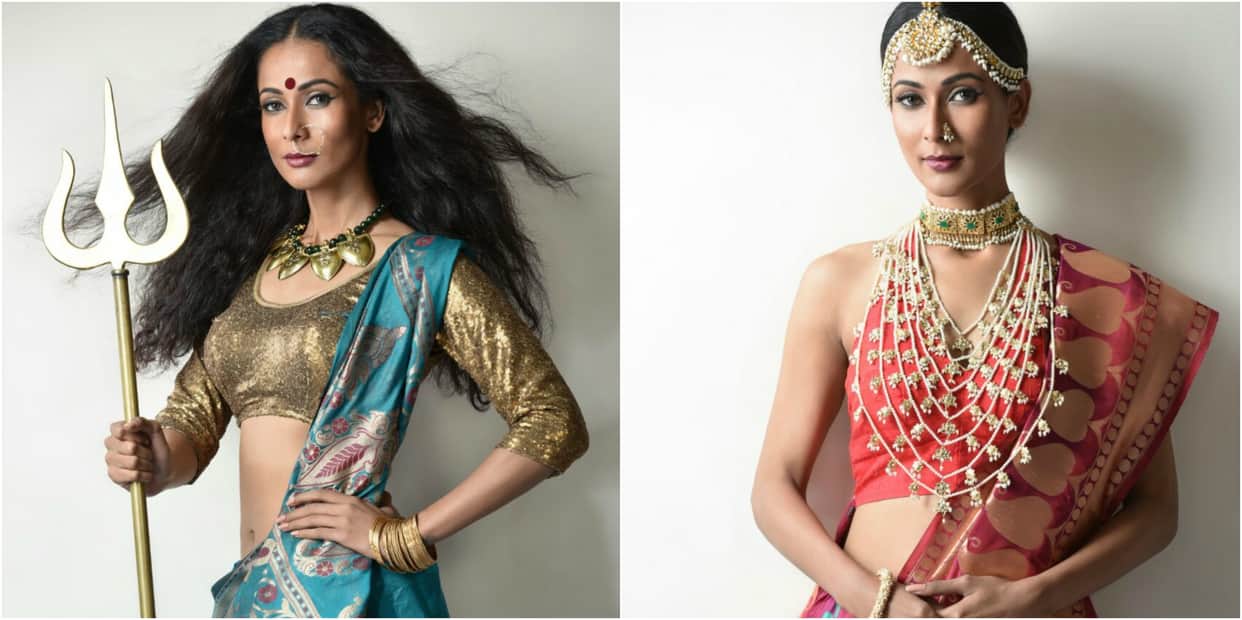 banarasi design saree fashion show in america and dubai