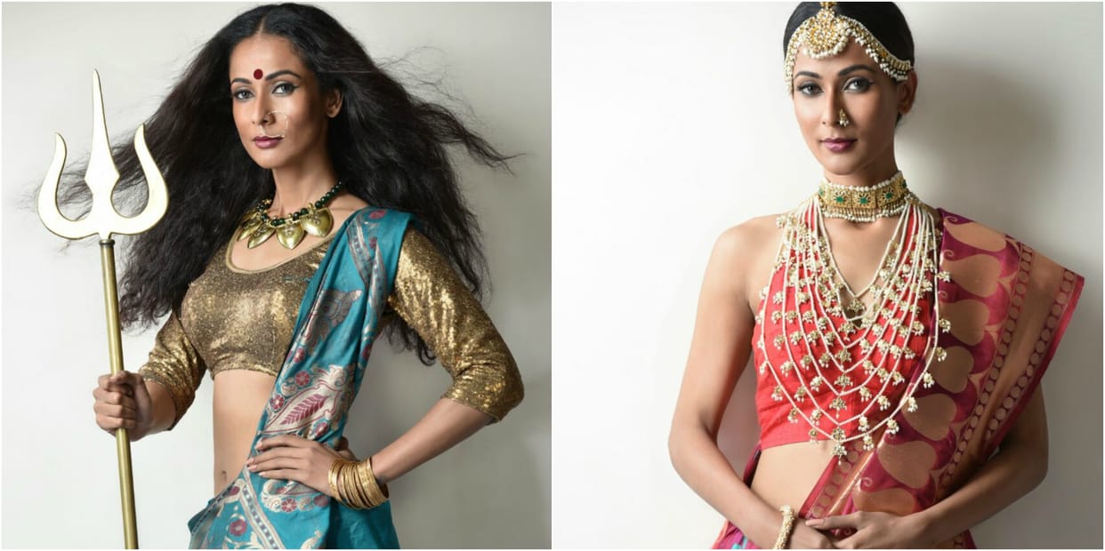 banarasi dress fashion designer get award in newyork toady
