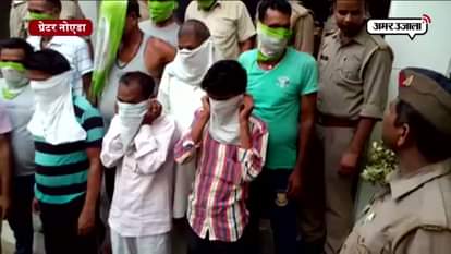 13 BDC INCLUDING A BJP WORKER CAUGHT ENJOYING MUJRA AT KASNA