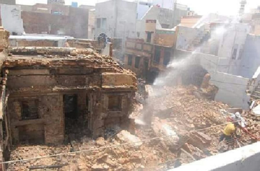 accident in bikaner, 5 person dead