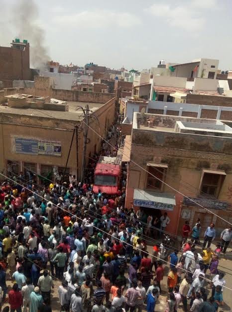 accident in bikaner, 5 person dead
