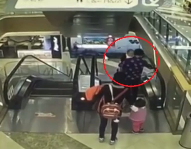 4 month old died after grandmother loses control on Escalator