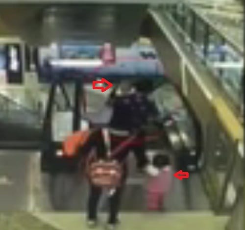 4 month old died after grandmother loses control on Escalator