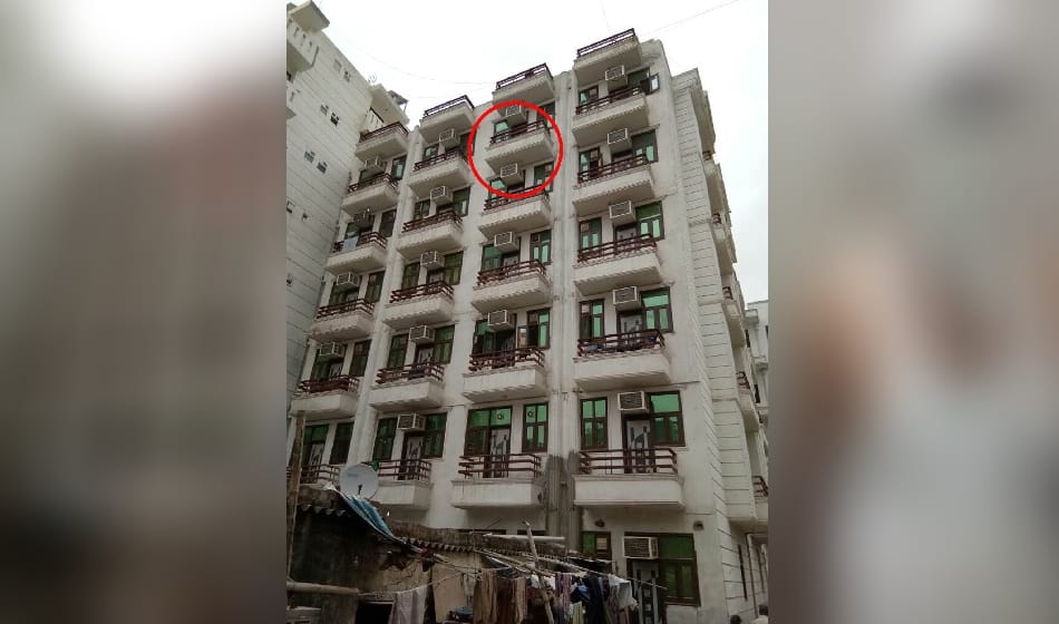 tenant thrown from 5th floor of pg in gurugram, accused saved themselves from cctv cameras