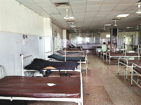 Medical College Running on Ventilator