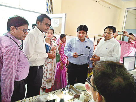 Team reviewed women hospital