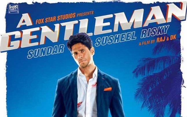 Sidharth Malhotra and Jacqueline Fernandez share an intimate kiss in this new poster of A Gentleman