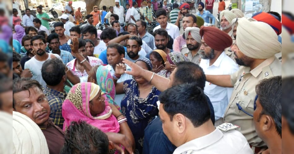 Bullet shot on three people of Valmiki society