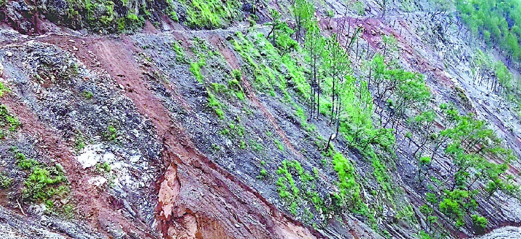 Debris falling within 500 meters of Ghatakhola