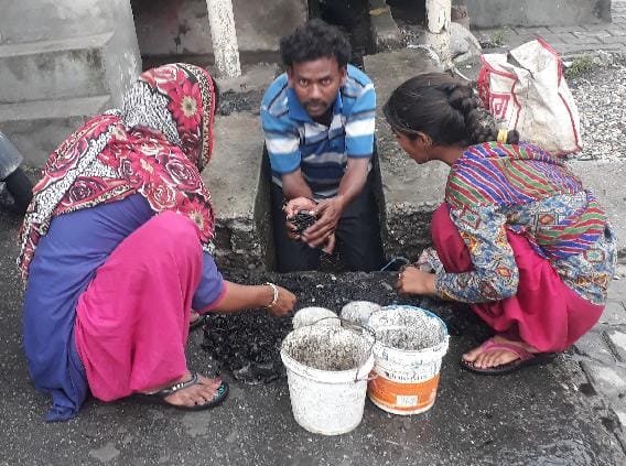 Livelihoods run by drains