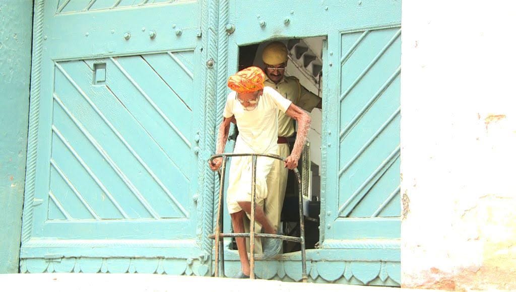 At the age of 99, released from prison