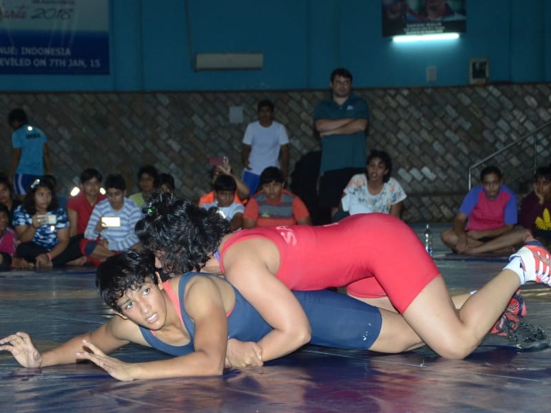 team election for world wrestling in Lucknow.