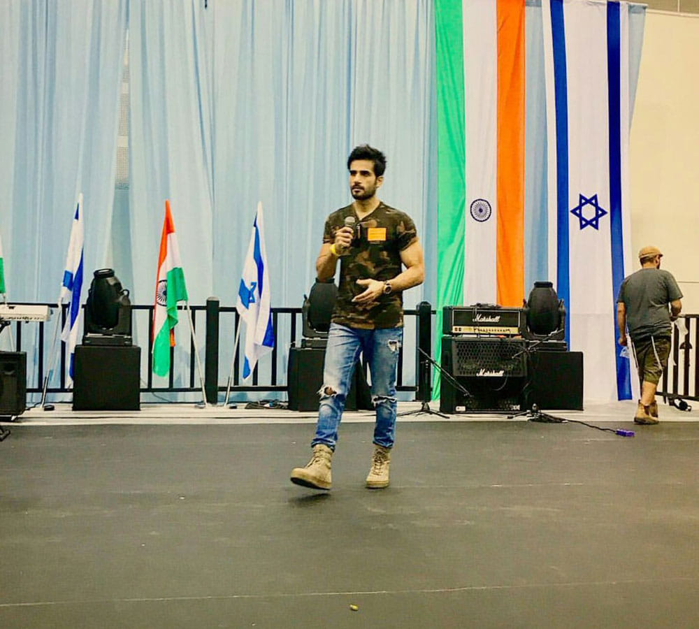 Karan Tacker on sharing the stage with PM Narendra Modi at israel