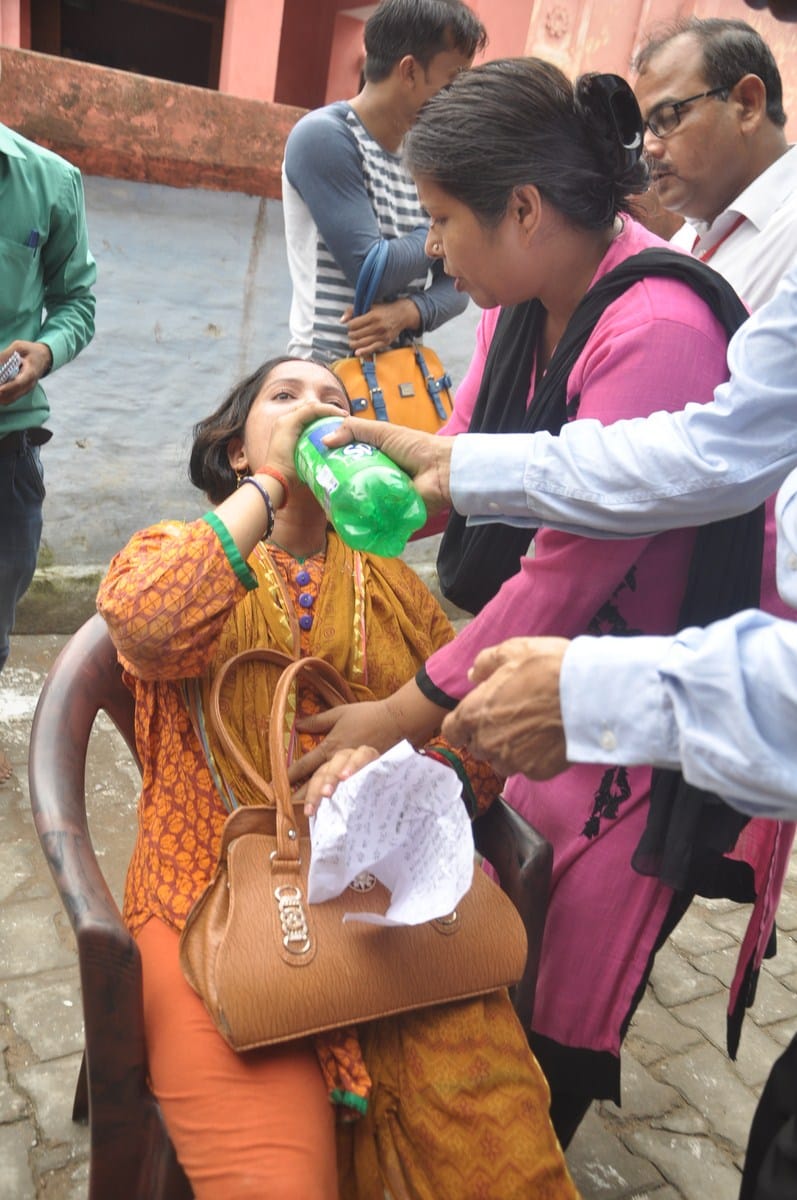 जनता दर्शन के बीच मची अफरा तफरी