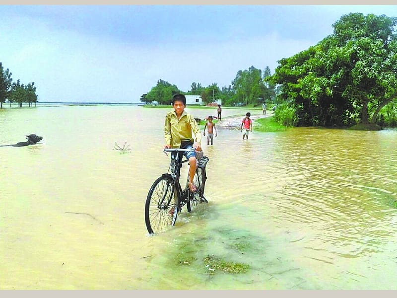  flood in five districts of Uttar Pradesh.
